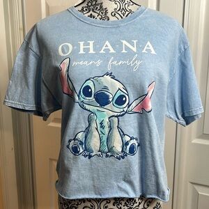 Disney Ohana Means Family Lilo Stitch M Blue